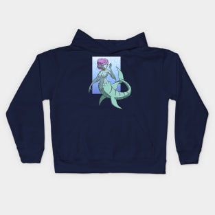 Shy Mermaid Kids Hoodie